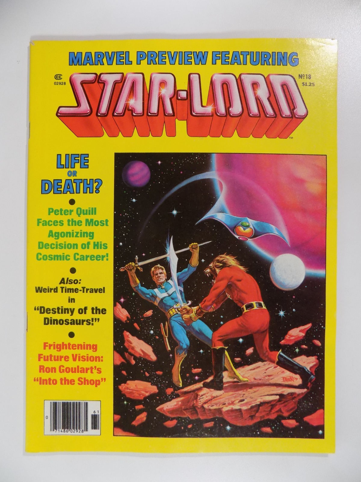 Marvel Preview Magazine #18 Featuring Star-Lord Spring 1979 Very Fine/Near Mint