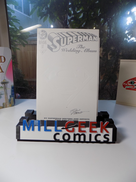Superman The Wedding Album & Invitation! Ron Frenz Signed w/COA 1000 Made! VF/NM