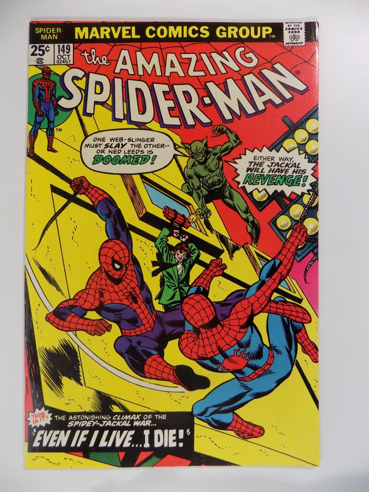 Amazing Spider-Man #149 Marvel Comic October 1975 Very Fine+