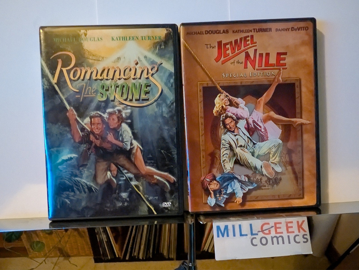 Romancing the Stone / Jewel of the Nile, 2 Movie Set (DVD) Like New -JD