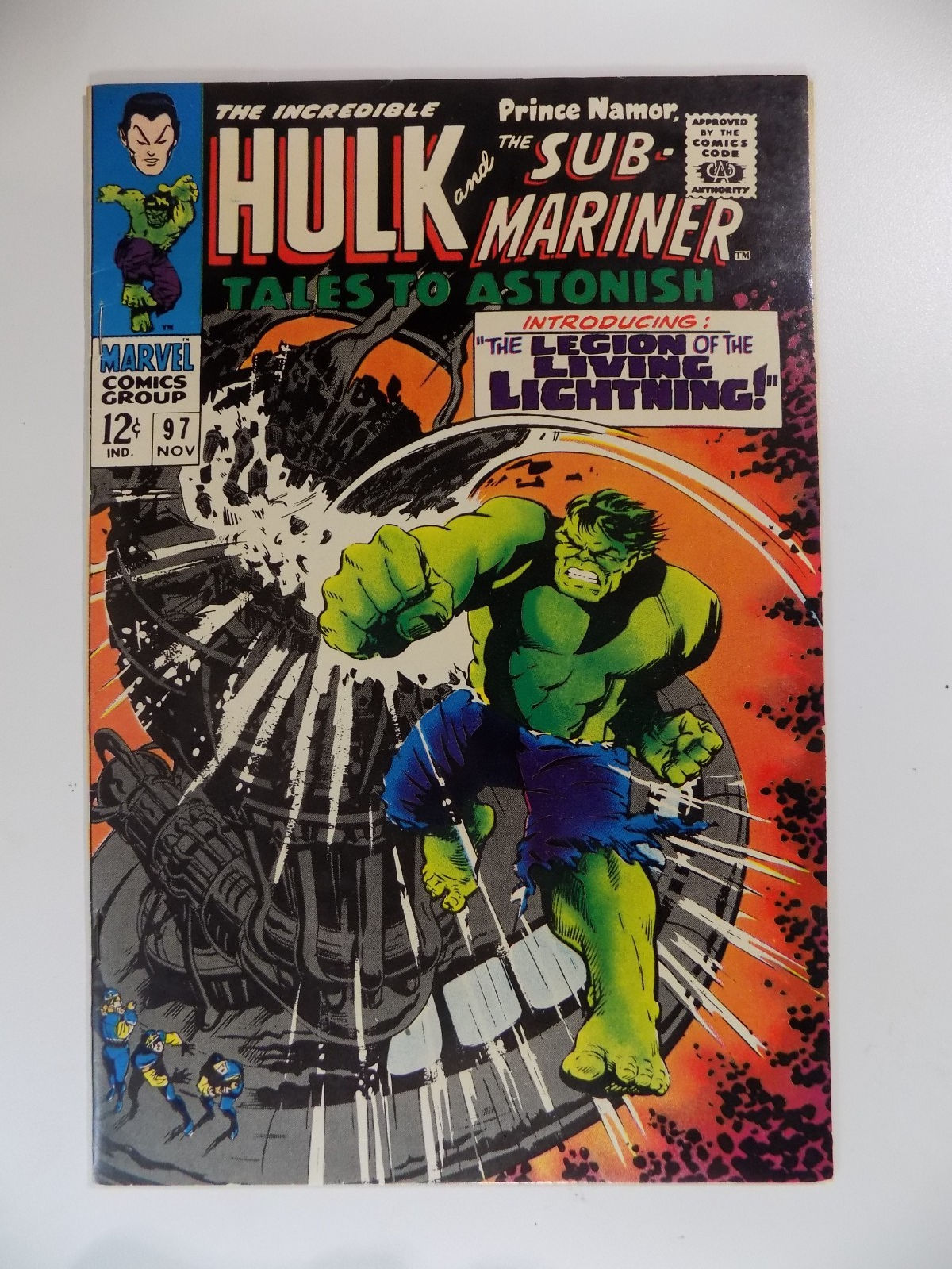 Tales to Astonish #97 Marvel Comic November 1967 Very Fine+