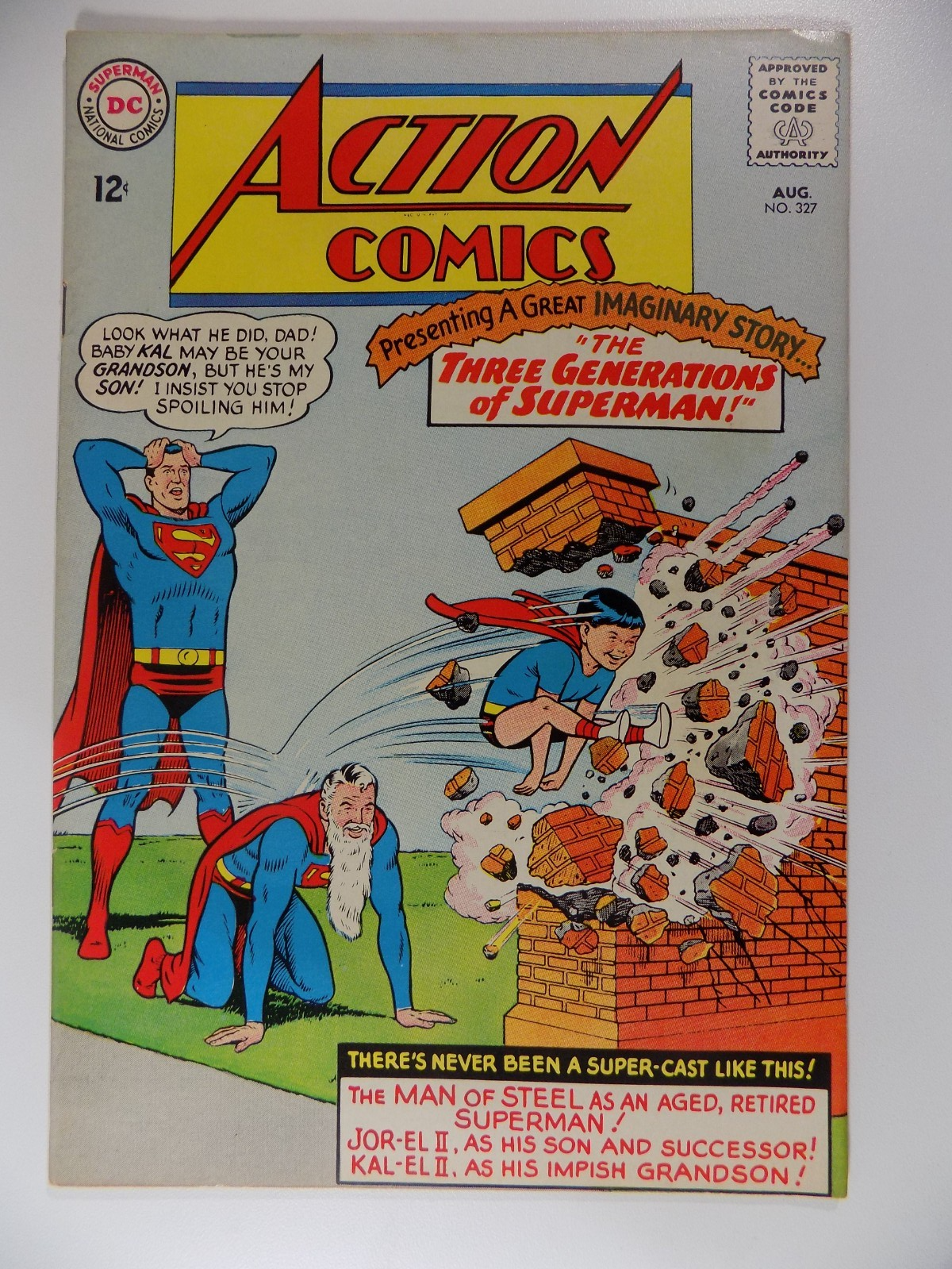 Action #327 DC Comic August 1965 Very Fine+