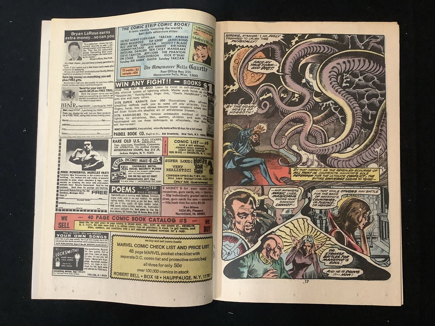 Marvel Premiere #10 (1973) F (6.0) Bunner/Englehart, 1st App Shuma Gorath