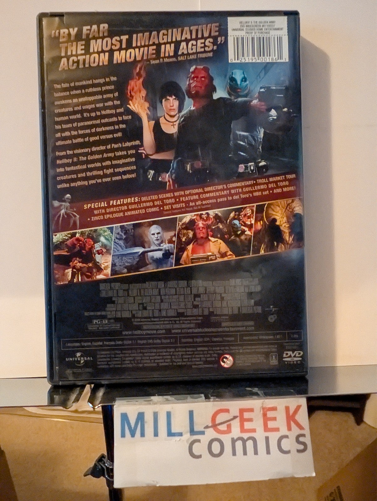 Hellboy / Hellboy II: The Golden Army / Hellboy Animated (DVD) Like New -JD