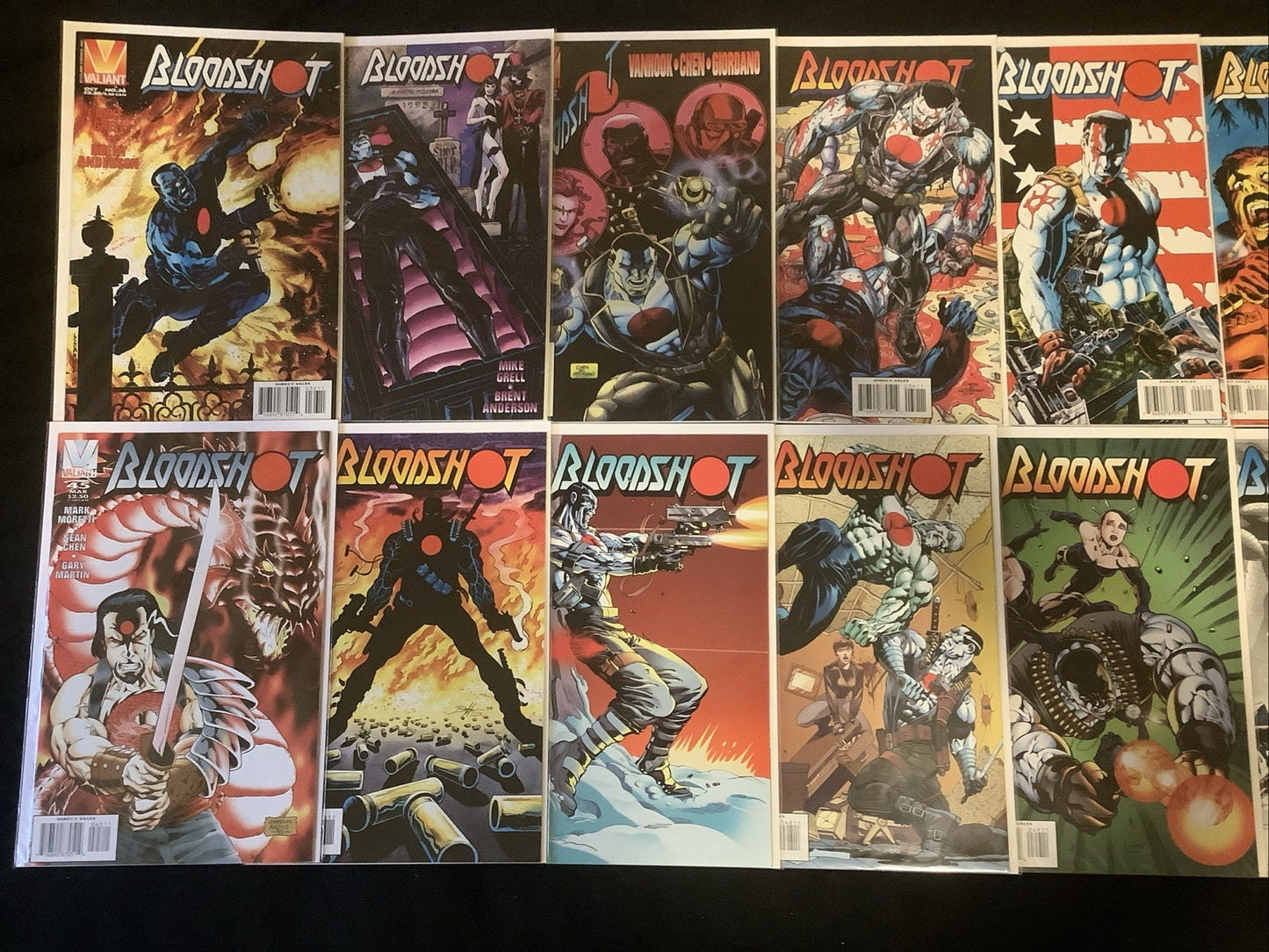 Bloodshot #0-51 + Yearbook + Last Stand Complete Comic Set, Valiant, 1993