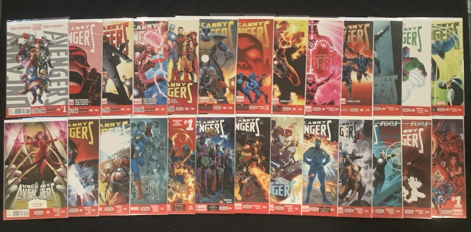 Uncanny Avengers Bundle: Vol.1 #1-25 + Annual #1 & Vol.2 #1-5 , 31 Comics Total