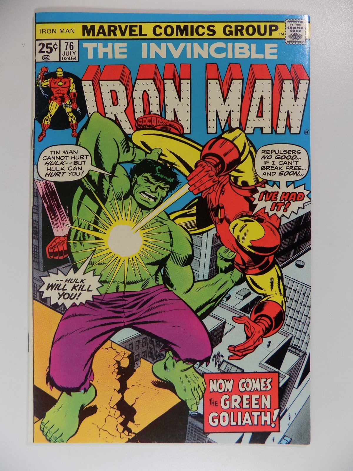 Iron Man #76 Marvel Comic July 1975 Very Fine