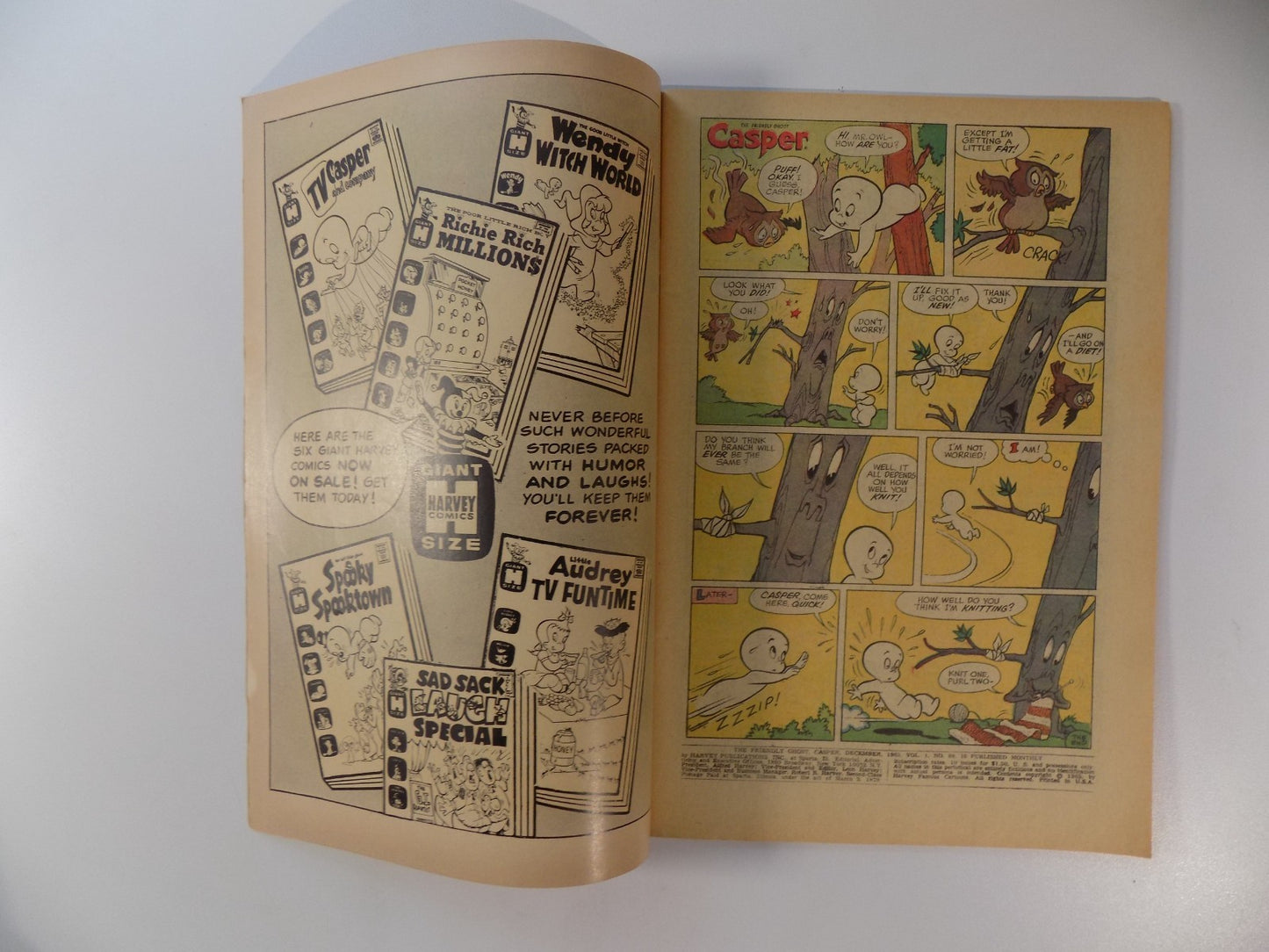 Casper #88 Harvey Comic December 1965 Very Fine