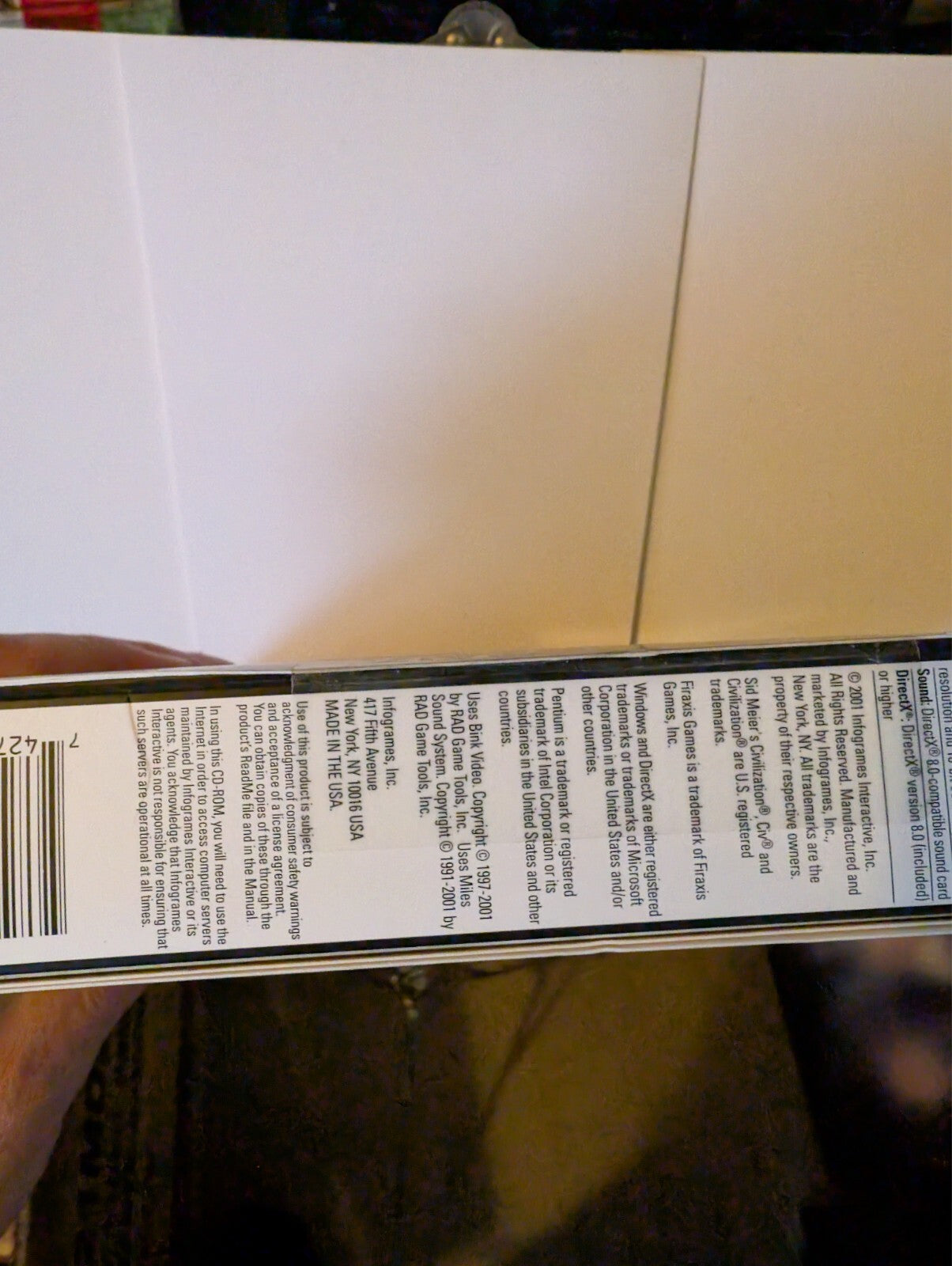 Sid Meier's Civilization III (2001 PC) SEALED, US Complete Big Box CD-ROM -JD