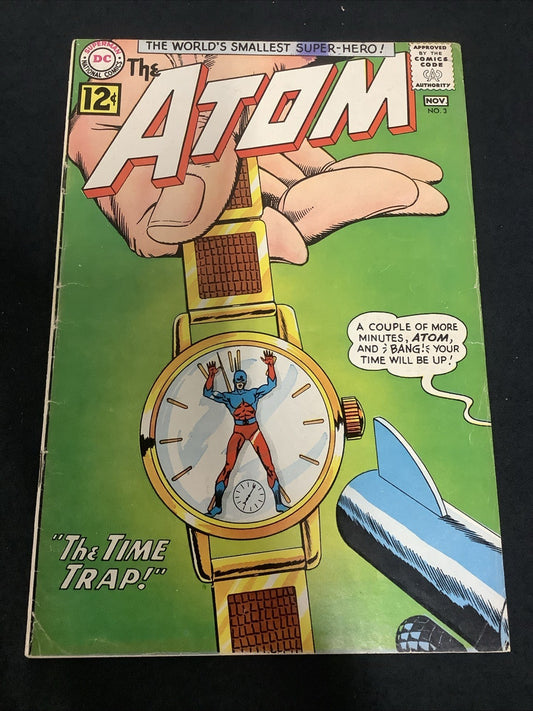 The Atom #3 (DC Comics October-November 1962) F- (5.5) Gardner Fox/Gil Kane