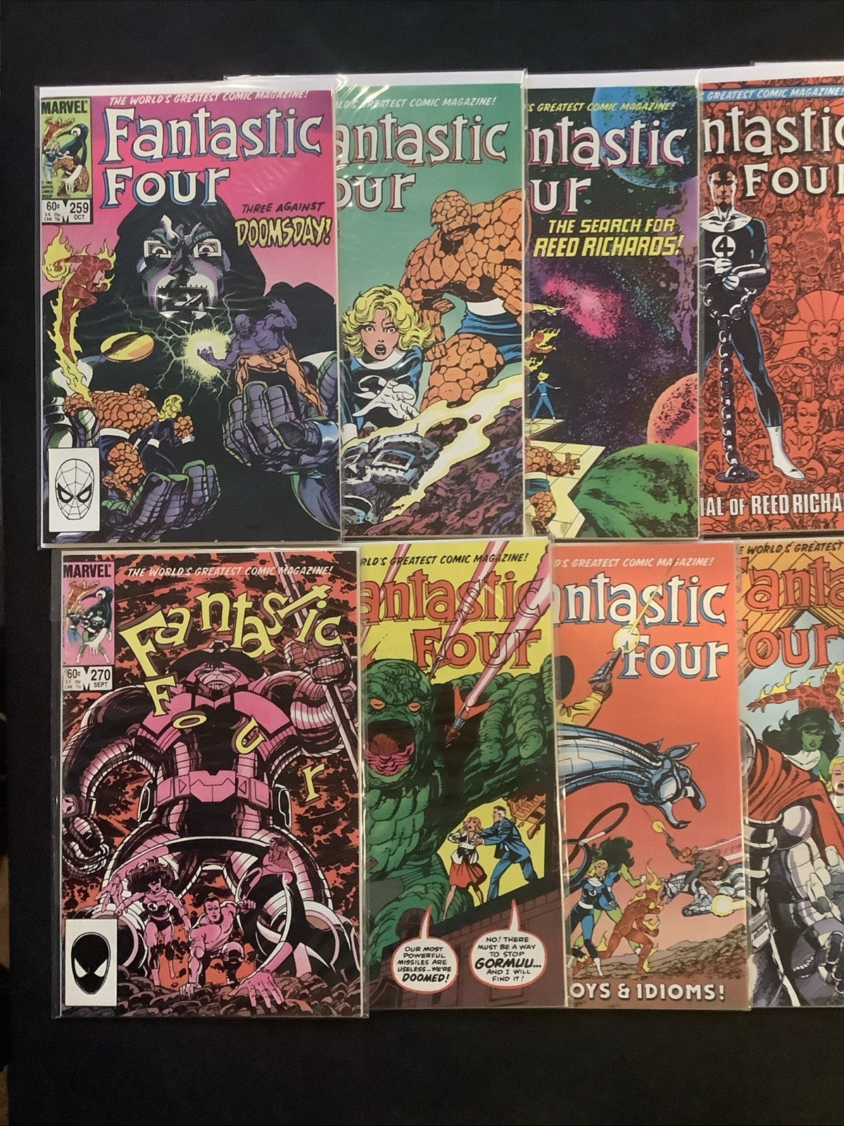 Fantastic Four #238-320 Comic Lot, Marvel, John Byrne, Malice, Dr Doom, Galactus