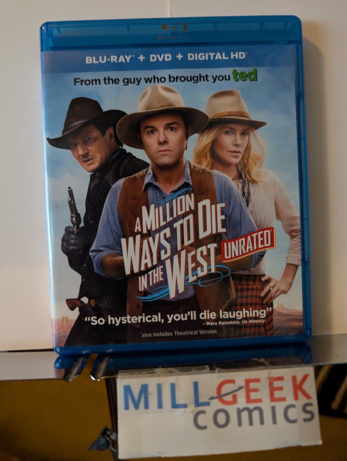 Gunless RARE OOP/ A Million Ways To Die in the West, 2 Movie Set (Blu-ray) -JD