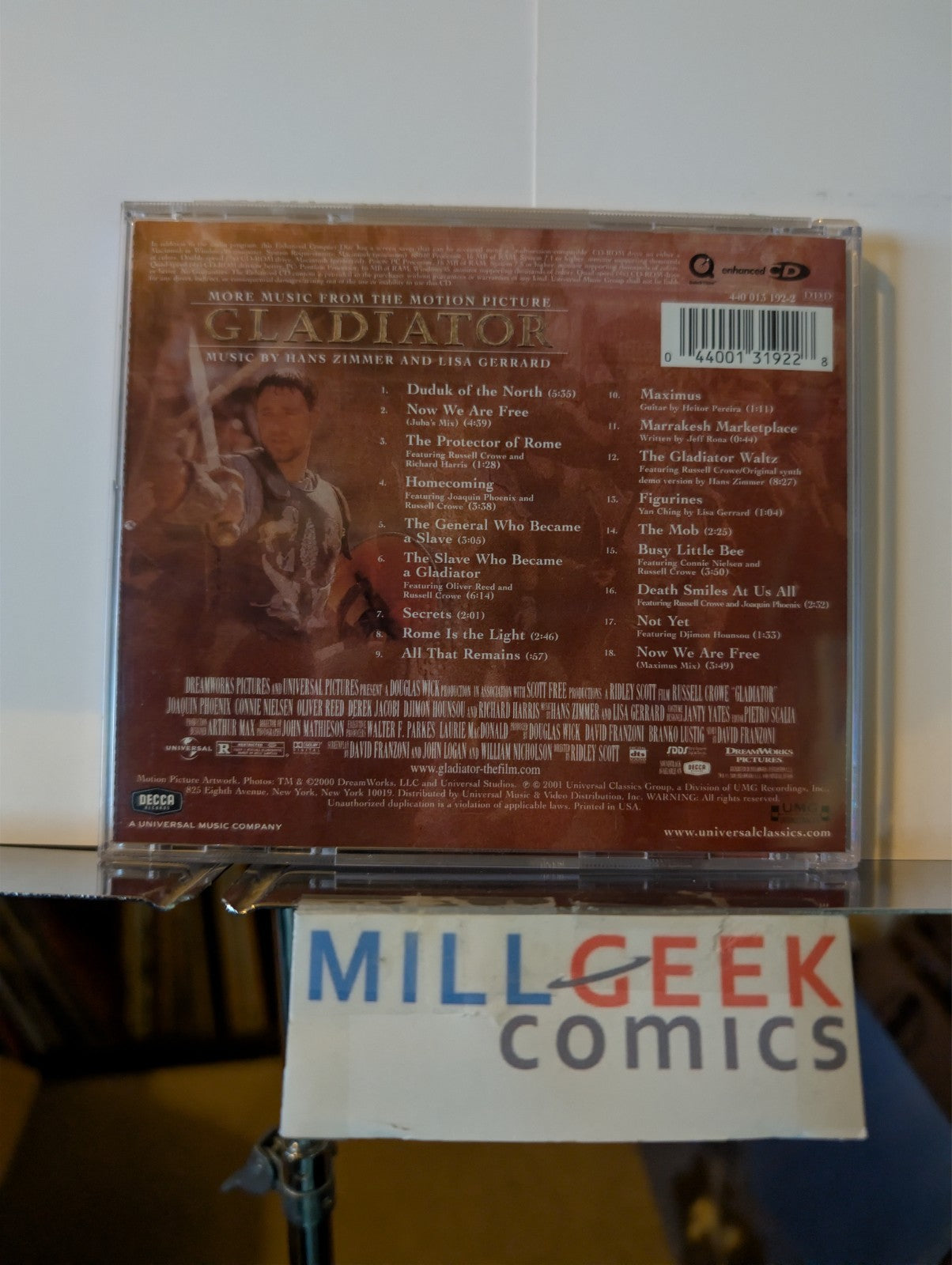 Movie Soundtrack 3 CD Lot (British Films, Waking Ned Devine, Gladiator) -JD