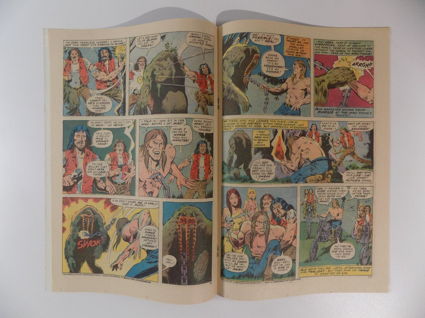 Man-Thing #2 Marvel Comic February 1974 Very Fine+