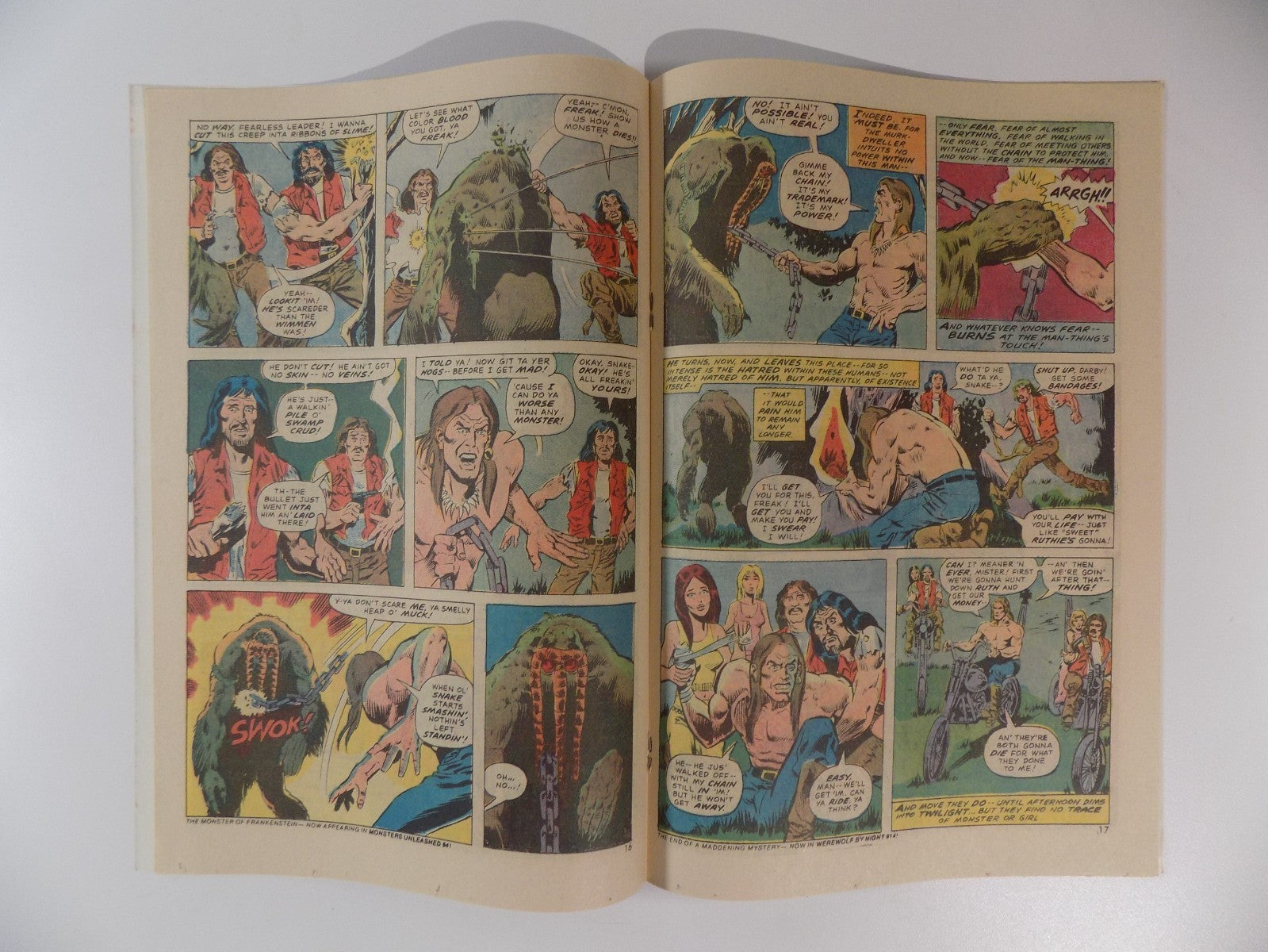 Man-Thing #2 Marvel Comic February 1974 Very Fine+