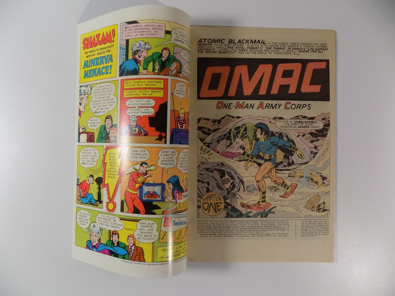 OMAC #7 DC Comic October 1975 Very Fine+