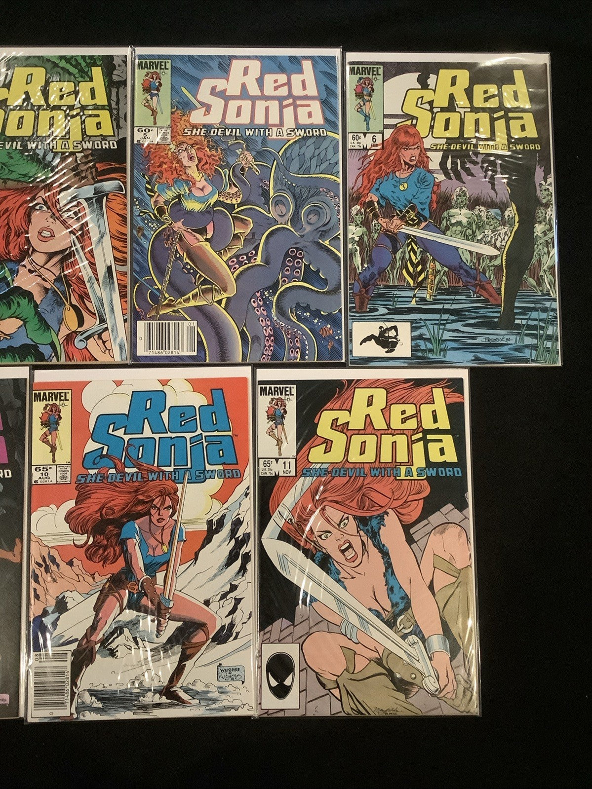 Red Sonja #1-11 Comic Lot, Marvel Comics, Tom DeFalco/Dave Simons, 1983