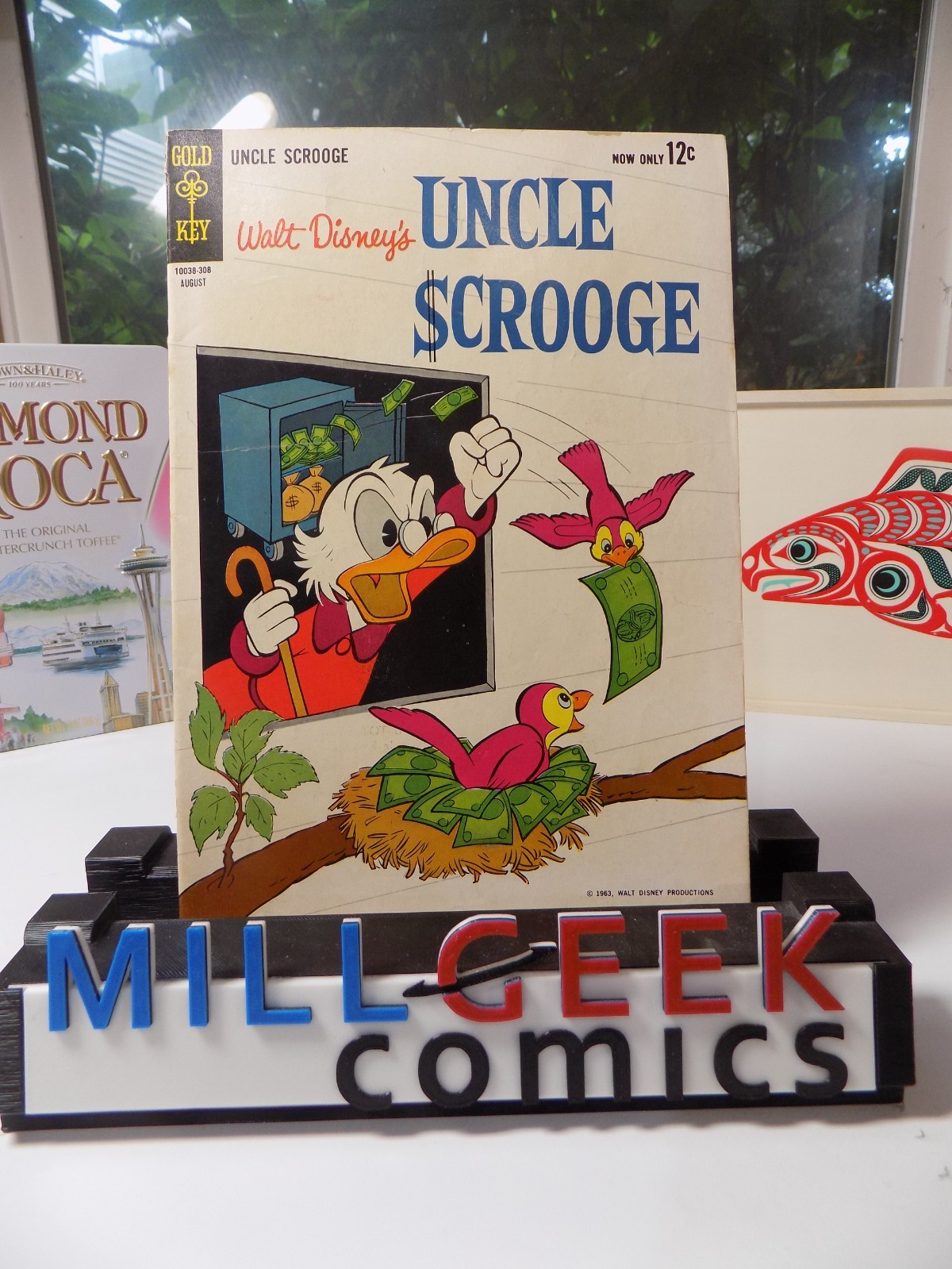 Walt Disney's Uncle Scrooge #44 Gold Key Comic August 1963 Fine/Very Fine