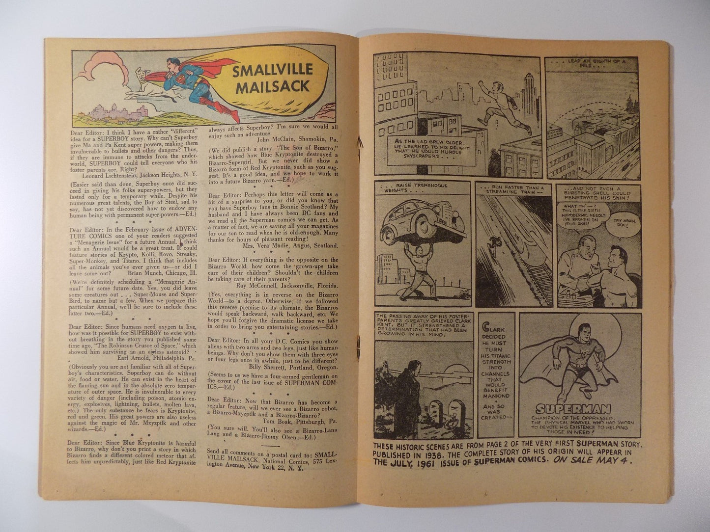 Adventure Comics #285 DC Comic Fine- June 1961