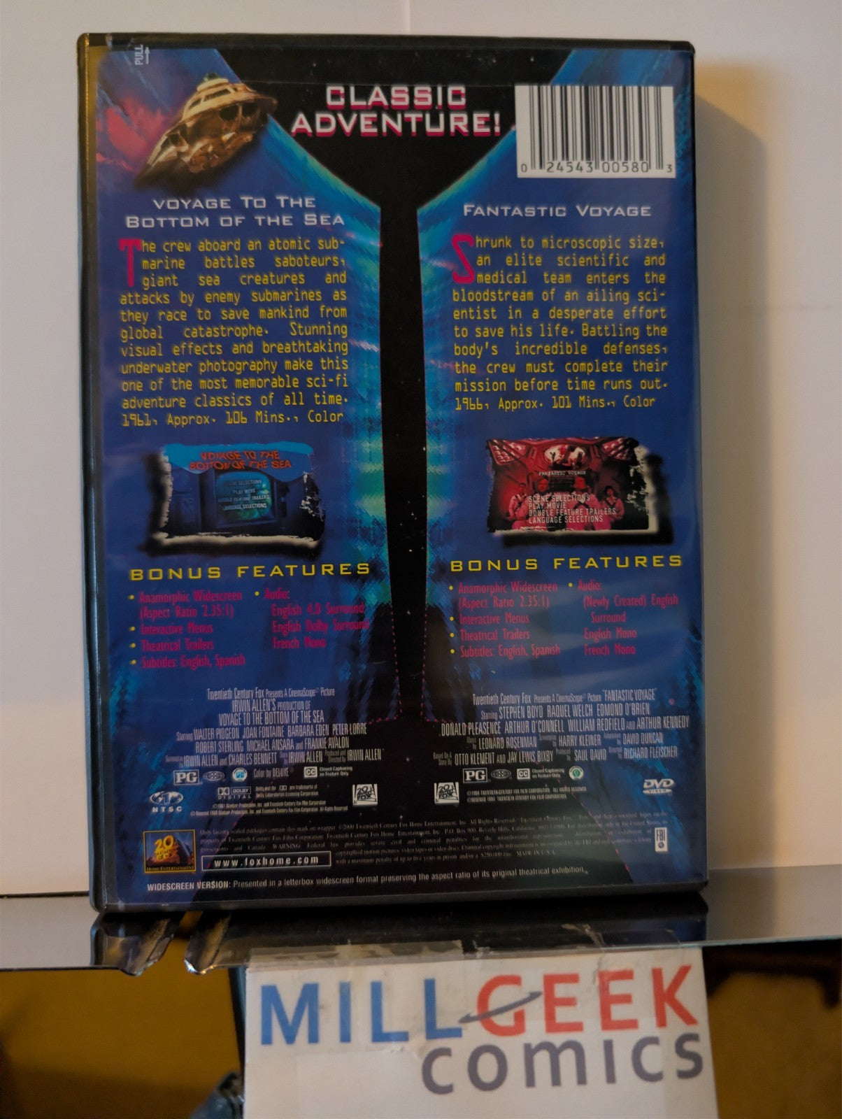 Panic Room / Voyage to the Bottom of the Sea / Memoirs of a Geisha (DVD) -JD