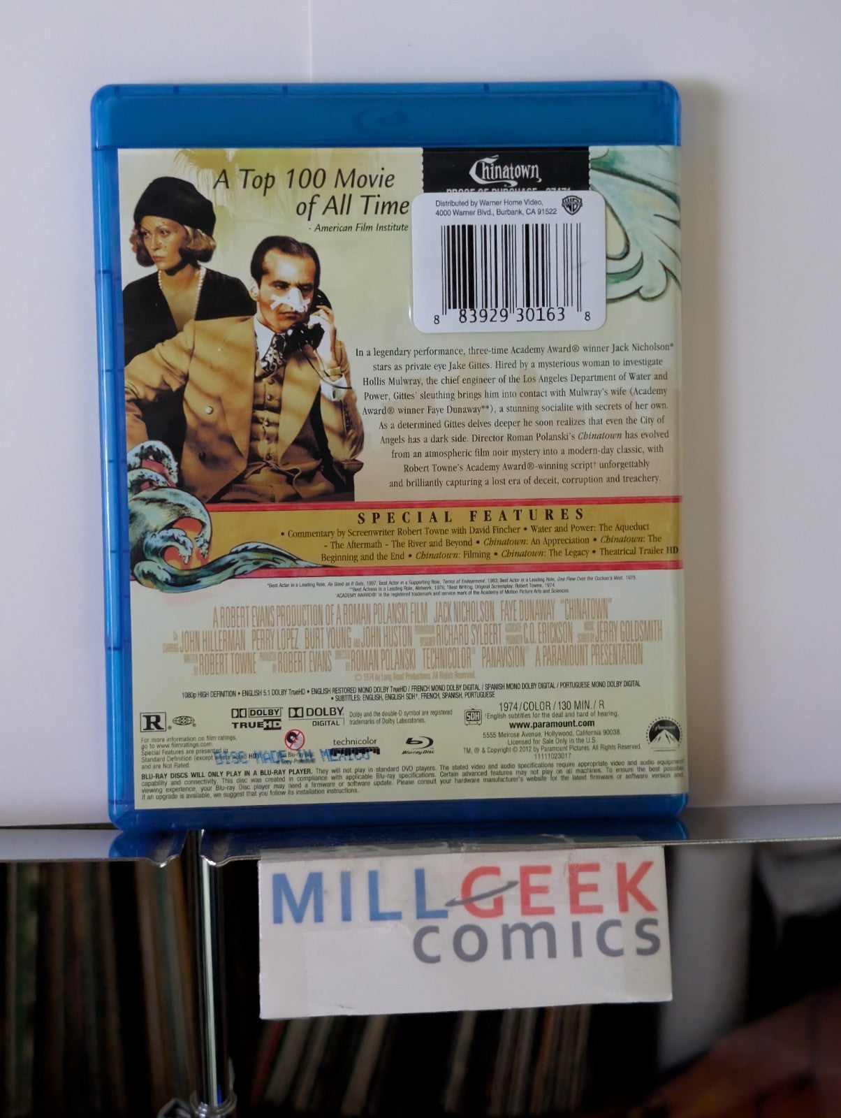 Chinatown - Jack Nicholson & Faye Dunaway (Blu-ray) -JD