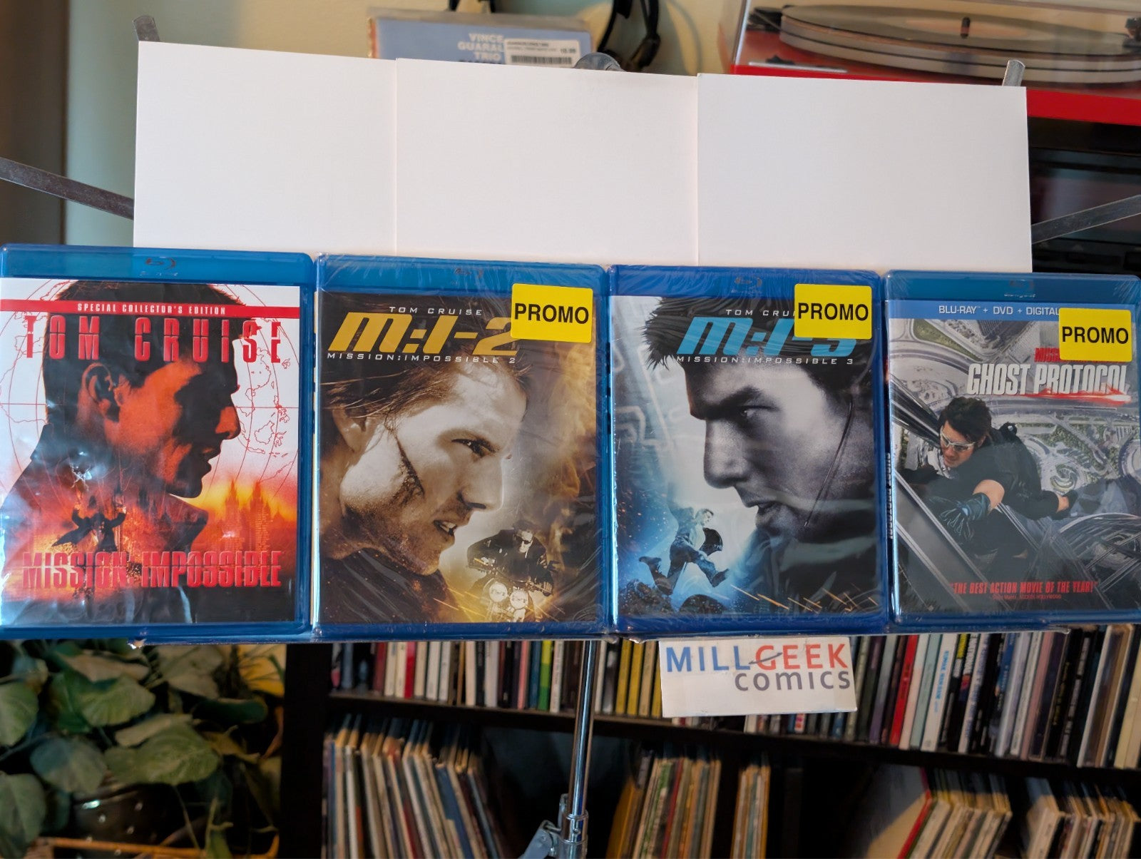 Mission: Impossible 1 2 3 4, Set of 4 Movies (Blu-ray) Like and Brand New -JD