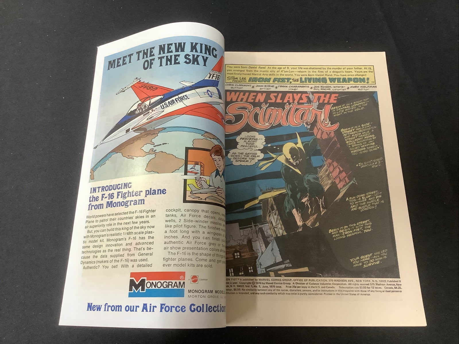 Iron Fist #5 (Marvel Comics June 1976) VF/NM (9.0) Chris Claremont/John Byrne