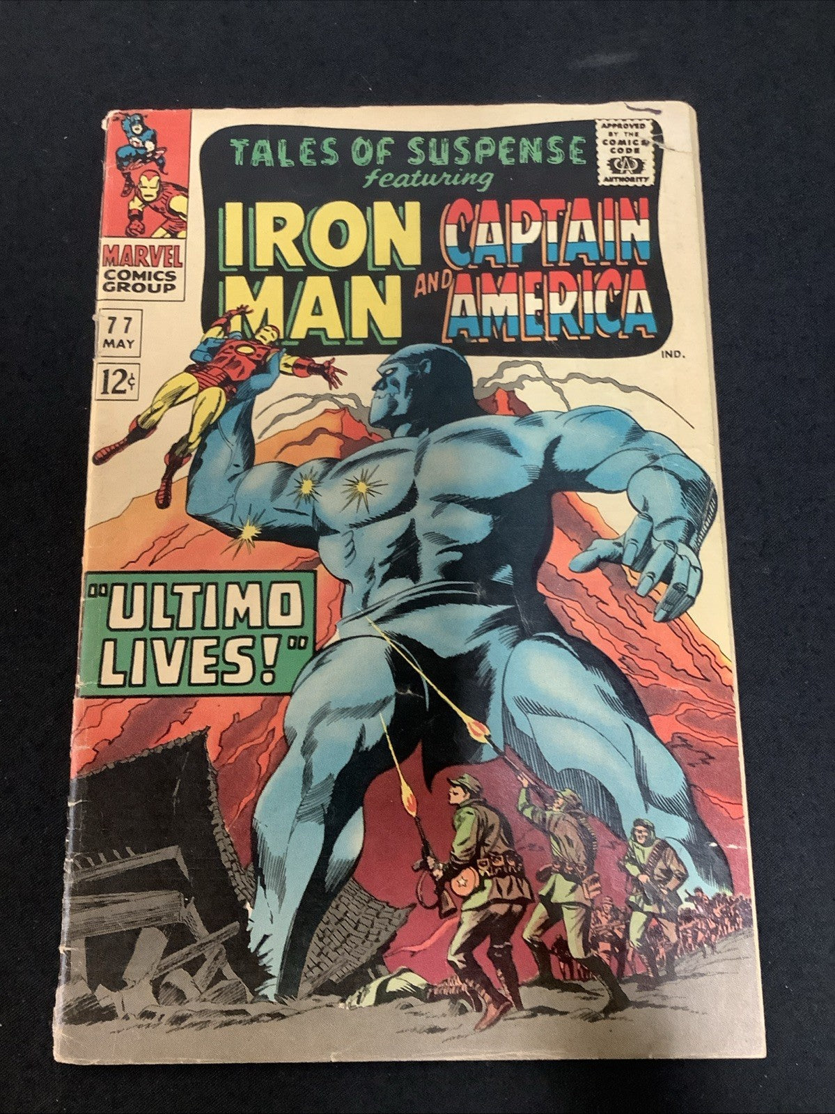 Tales of Suspense #77 (1966) VG- (3.5) Peggy Carter, Cover Detached Lower Staple