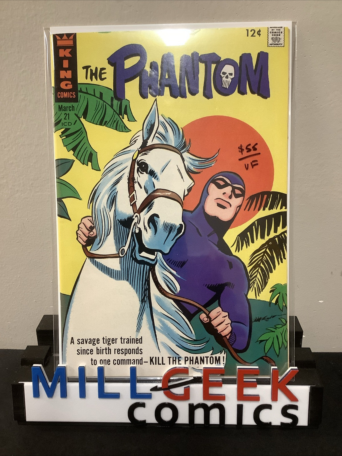 The Phantom #21 (King Features March 1967) 8.0 (VF) Bill Lignante, Sy Barry