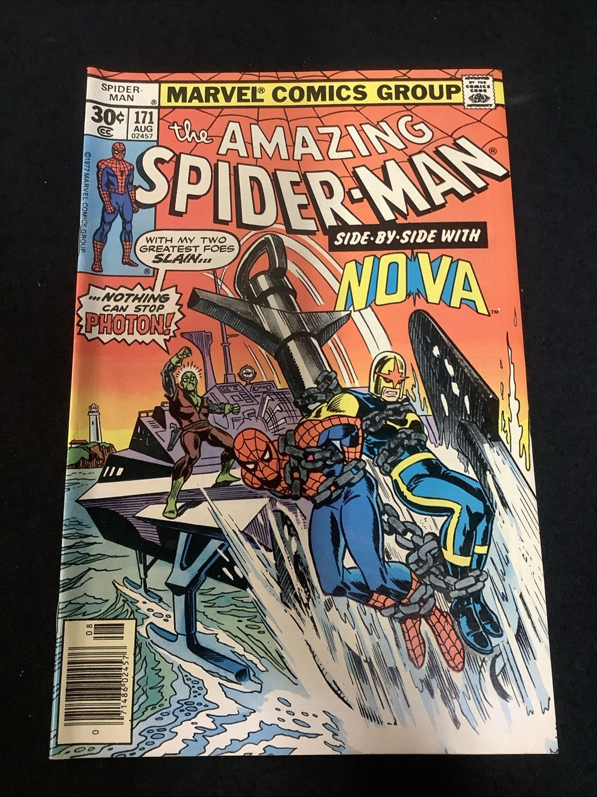 Amazing Spider-Man #171 (Marvel Comics August 1977) VF/NM (9.0) Len Wein