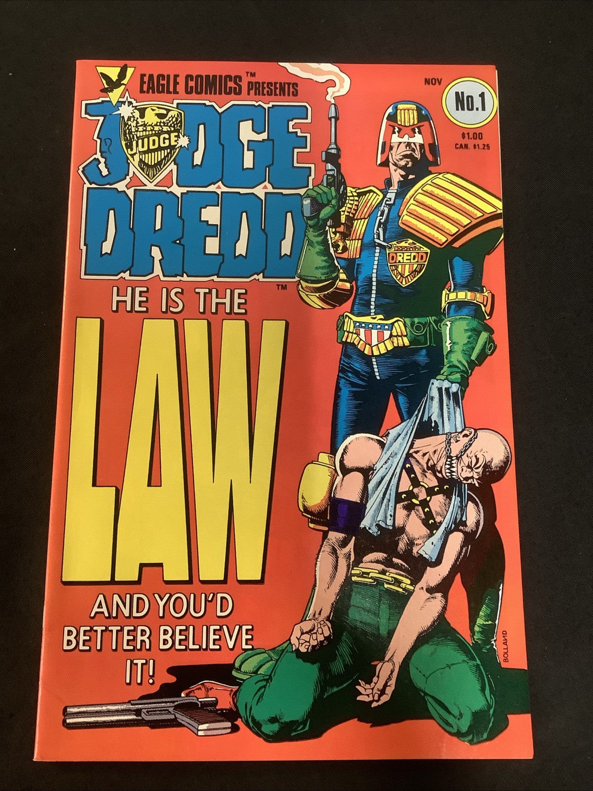 Judge Dredd #1 (Eagle Comics 1983) VF+ (8.5) 1st App Judge Dredd In US Comics