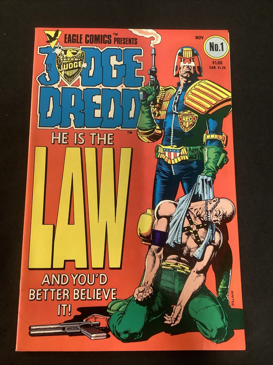 Judge Dredd #1 (Eagle Comics 1983) VF+ (8.5) 1st App Judge Dredd In US Comics