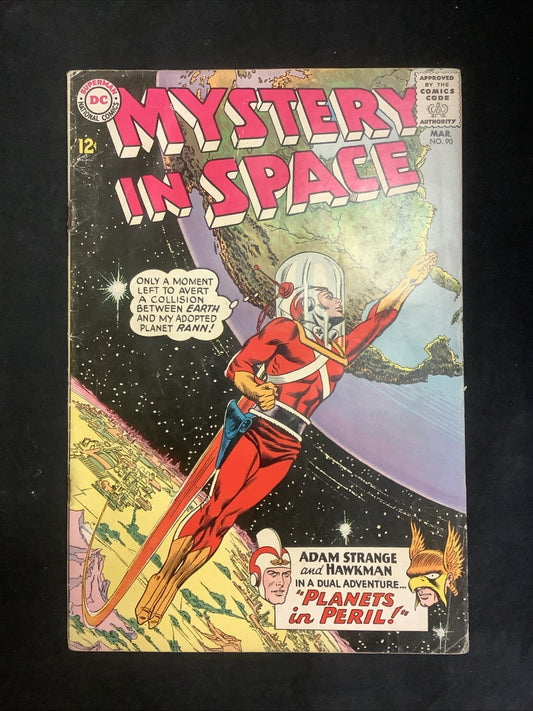 Mystery in Space #90 (DC Comics March 1964) VG- (3.5) Rusty Staples, Cream Pages