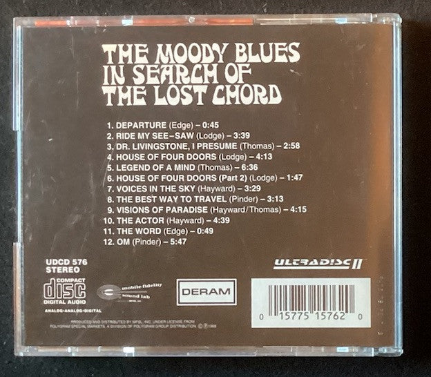 The Moody Blues In Search of the Lost Chord 24K Gold CD Audiophile Quality -JD