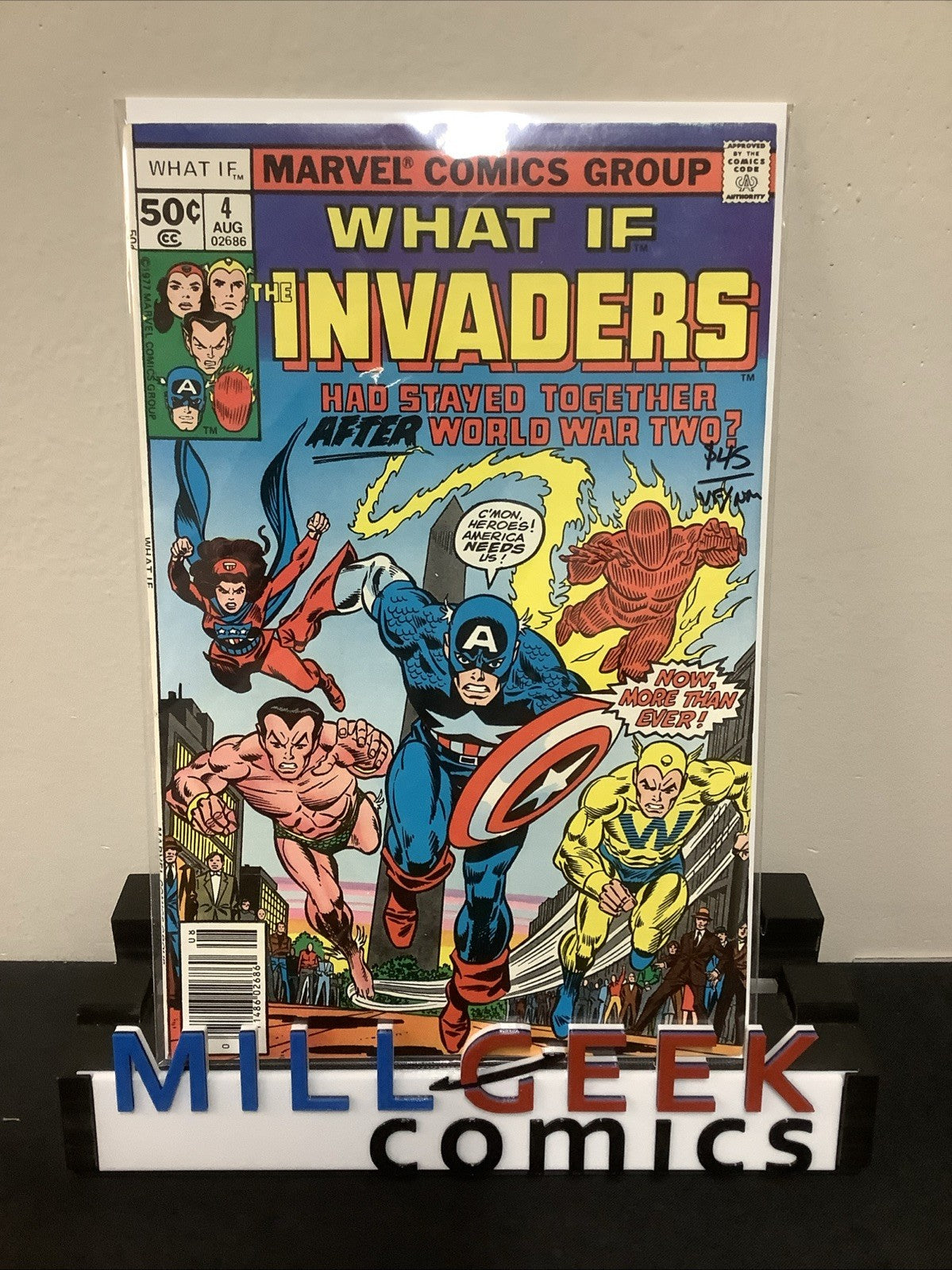 What If? #4 (August 1977) VF/NM (9.0) “What If The Invaders Stayed Together”
