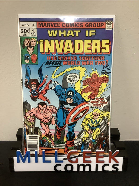 What If? #4 (August 1977) VF/NM (9.0) “What If The Invaders Stayed Together”