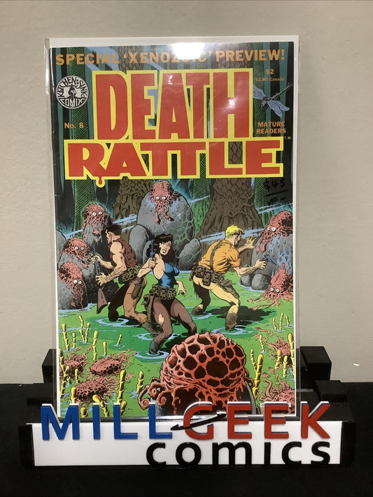 Death Rattle #8 (1986) VF- (7.5) 1st App Xenozoic Tales/Cadillacs And Dinosaurs