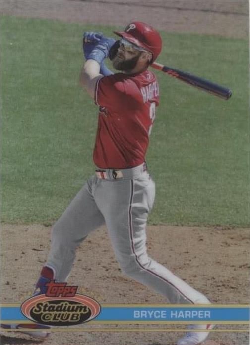 Bryce Harper- 2021 Stadium Club Chrome 1991 Design Variation - PSA 10 GEM Mint