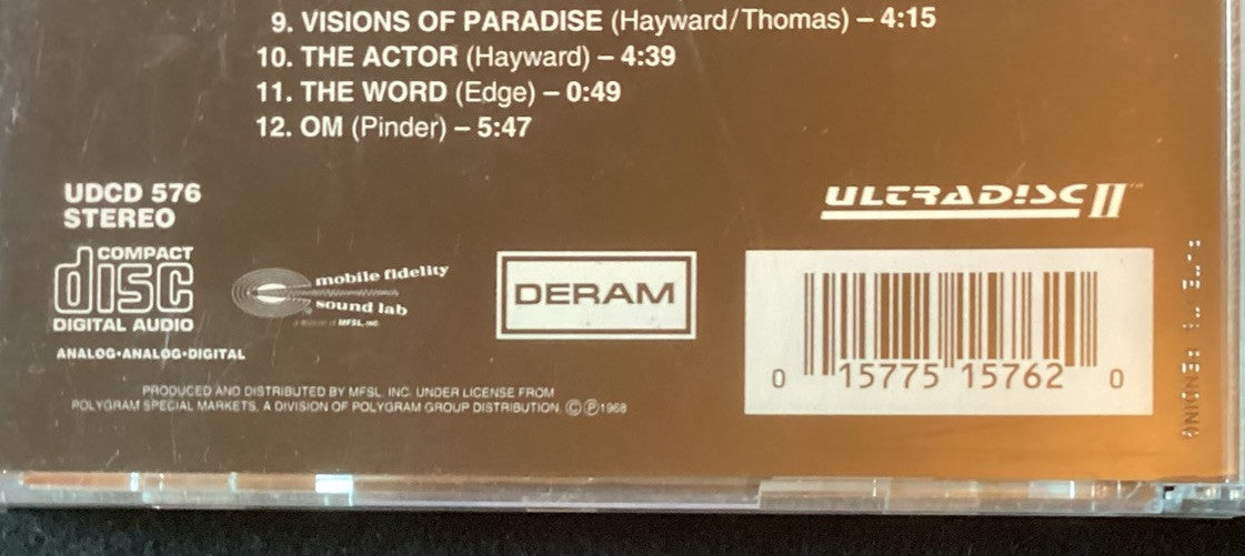 The Moody Blues In Search of the Lost Chord 24K Gold CD Audiophile Quality -JD