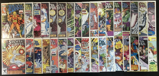Silver Surfer #46-76 + Annuals #4-5 Comic Lot, 1st + 2nd Print #50, High Grade
