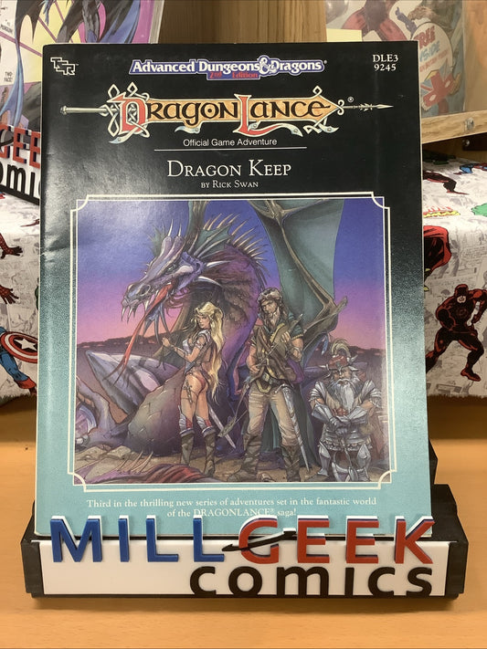 Dragonlance - Dragon Keep (Advanced Dungeons and Dragons) W/ Map