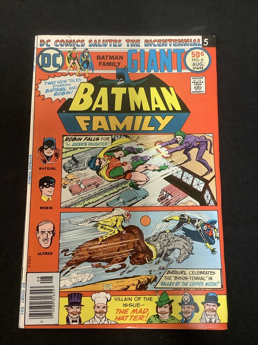 Batman Family #6 (DC Comics July-August 1976) VF+ (8.5) DC Comics Bicentennial