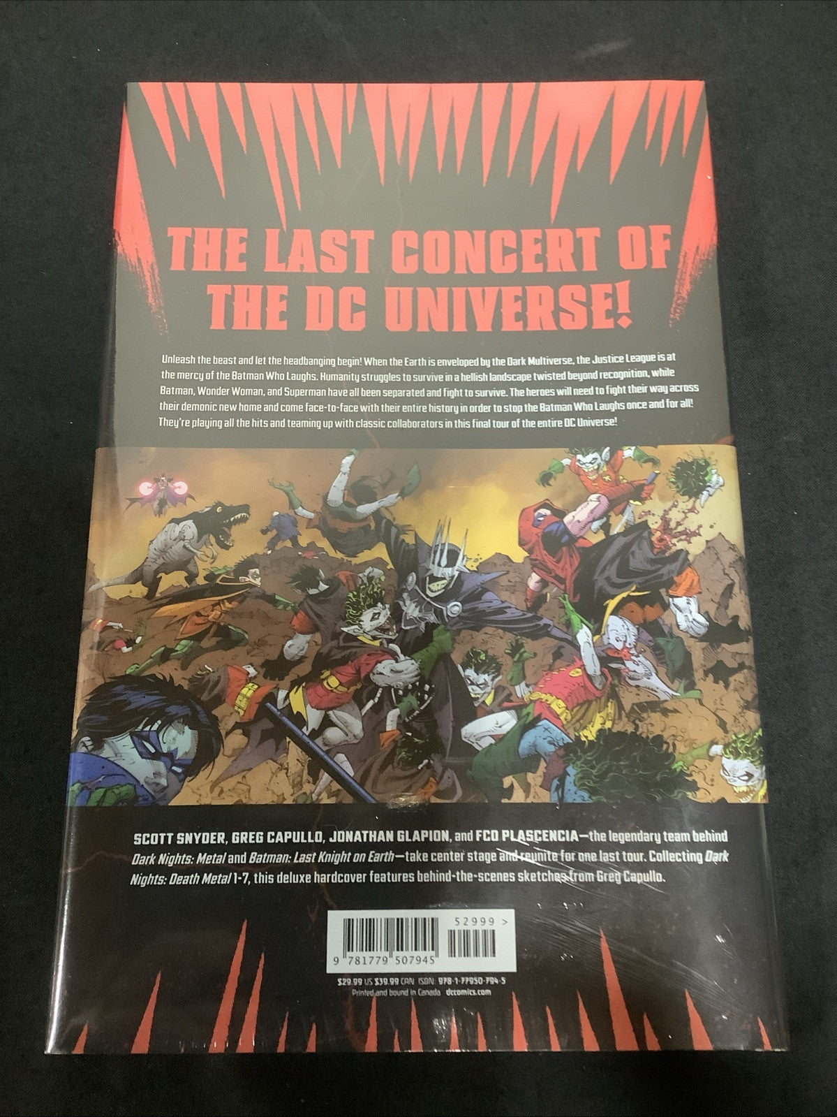 DC Comics: Dark Knights Death Metal Deluxe Edition Hardcover, Brand New Sealed