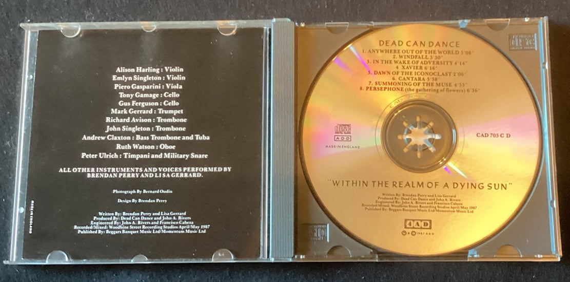 Dead Can Dance Within The Realm Of A Dying Sun (CD, UK Import, Like New) -JD