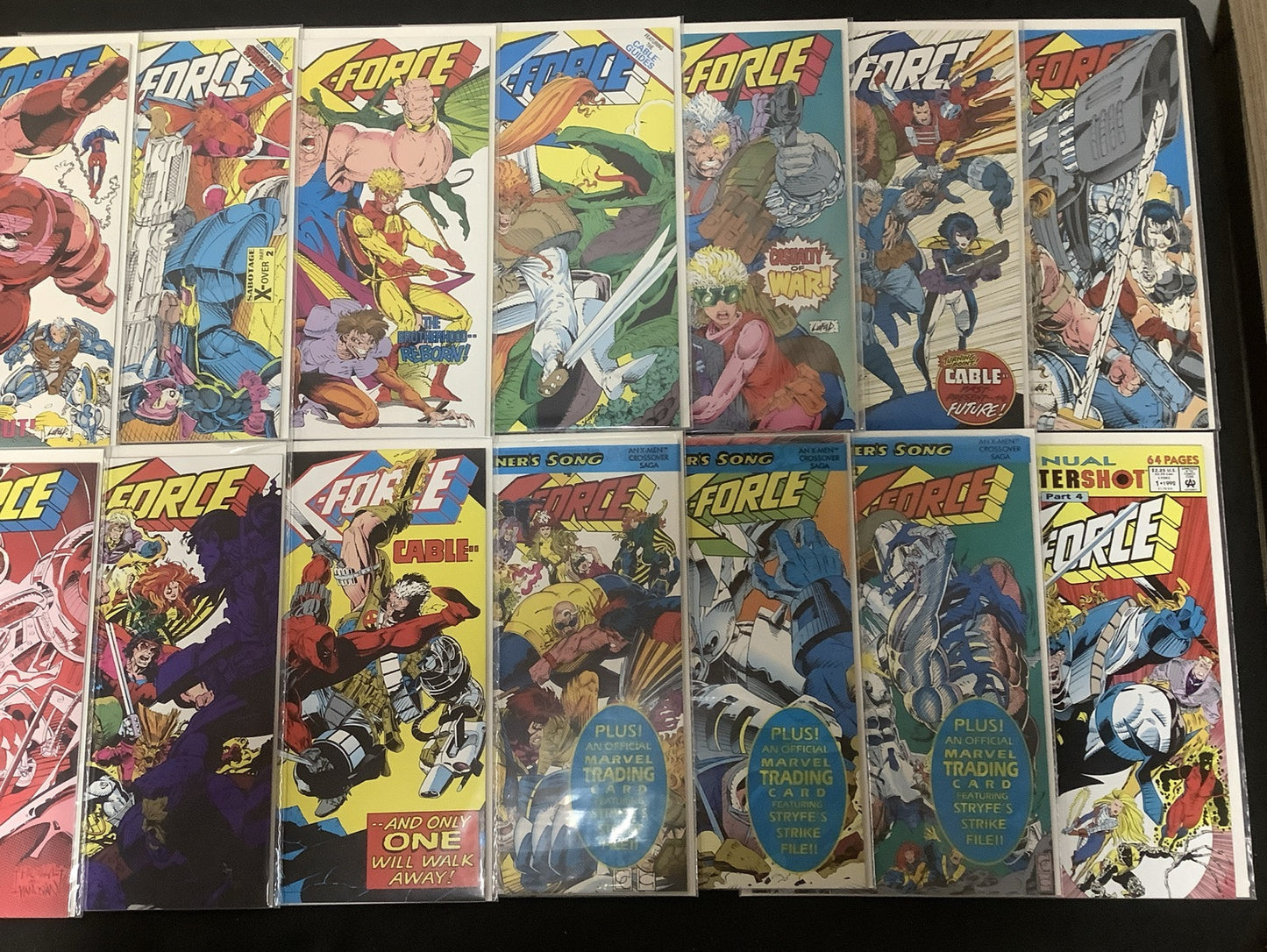 X-Force #1-18 +Annual #1 + #1 2nd Print, 2nd App Deadpool, Polybagged,High Grade