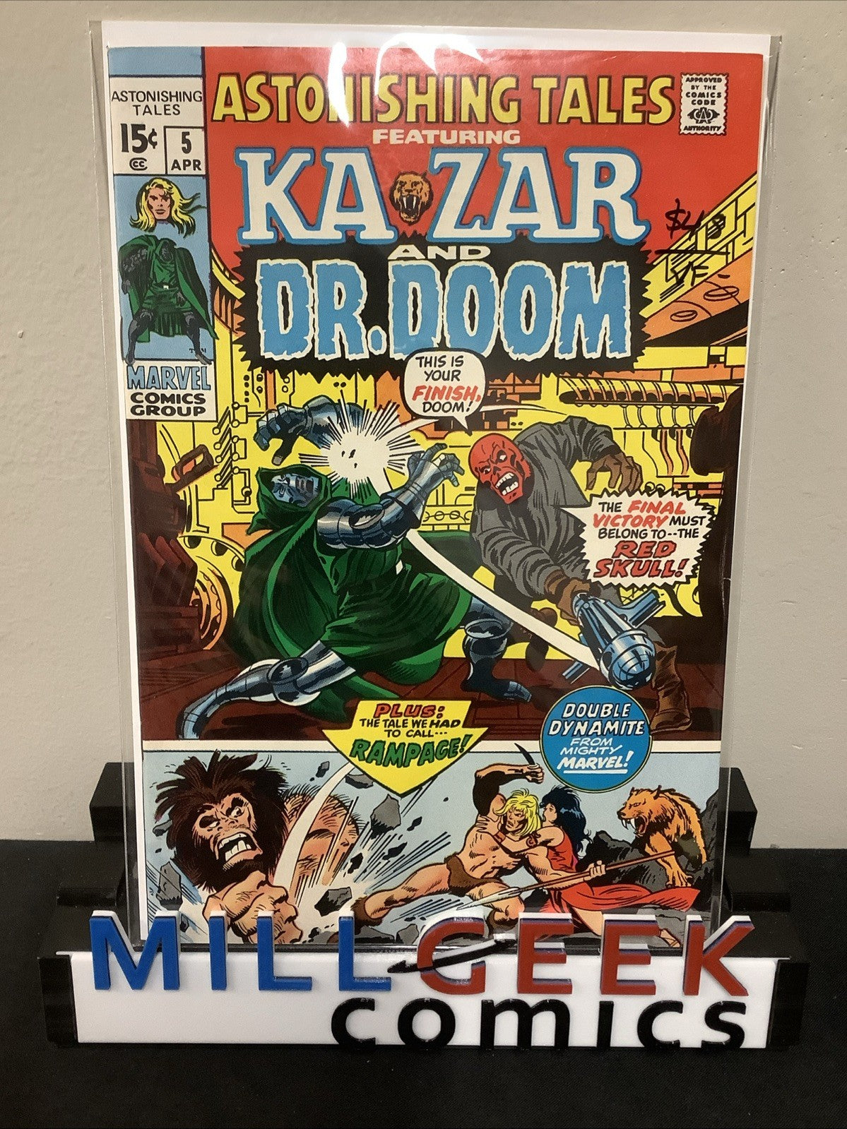 Astonishing Tales #5 (Marvel Comics April 1971) VF- (7.5) Kazar And Dr. Doom