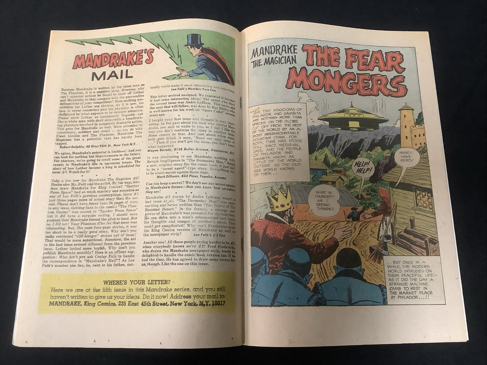 Mandrake the Magician #5 (King Features May 1967) VF (8.0) Bill Lignante