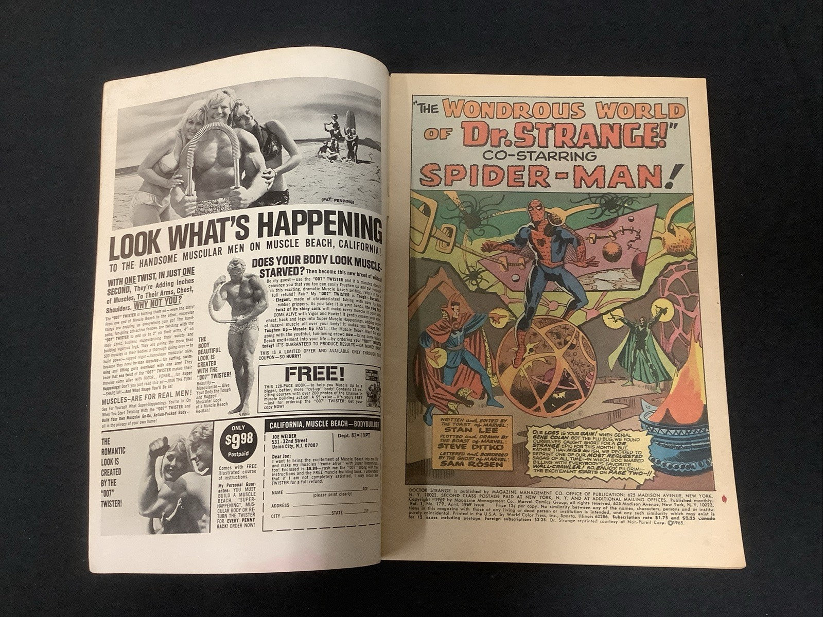 Doctor Strange #179 (Marvel Comics April 1969) F/VF (7.0) Stan Lee/Steve Ditko