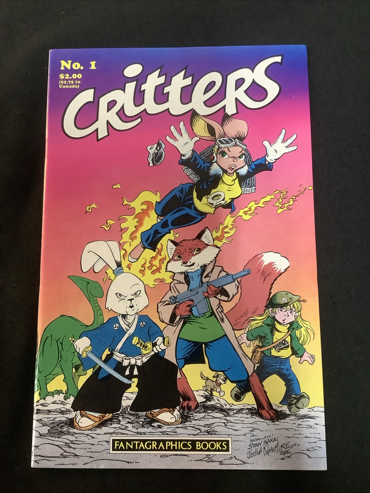 Critters #1 (1986) VF/NM (9.0) Fantagraphics Books, Stan Sakai
