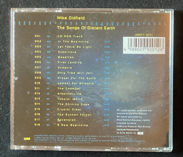 Oldfield, Mike : Songs of Distant Earth (Limited Edition CD/CD-ROM, Japan) -JD